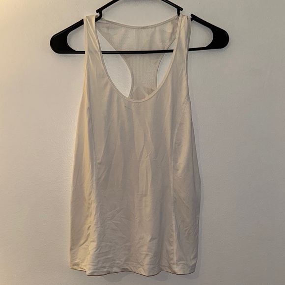 lululemon athletica Tops - lululemon athletica White Tank Top - Preloved